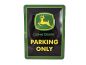Preview: John Deere Blechschild "John Deere Parking Only" 15x20cm